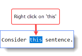 Clipboard functions - Right click