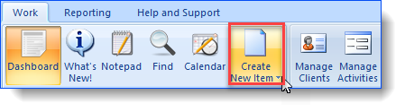 Create New Item button_1