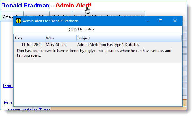 Record Admin Alert Alert Window_2